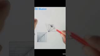 3d illusion drawing || #3d #art #drawing 3d || 3d #gasolina