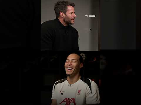 Jamie Redknapp asks Virgil van Dijk about his skincare routine 🤣