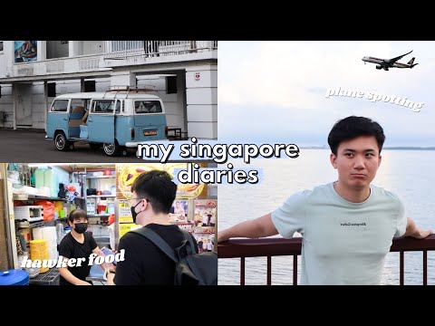 one chill weekend of a 22 yo living in Singapore | plane spotting, hawker food & art exhibits