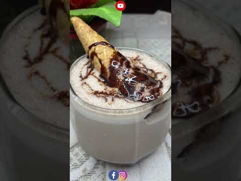 Cornetto Milkshake | Milkshake in 1 Minute | Summer Coller | the crazyfoodmile | #shorts | #beta