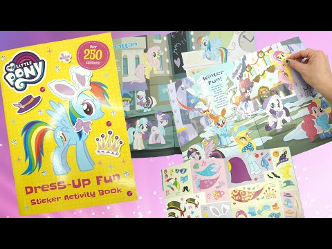 Relaxing My Little Pony Dress-Up Fun Sticker Activity Book