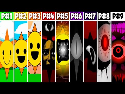 Sprunki All Phases 1-9 In One - All Characters Together in Incredibox Sprunki ! #sprunki