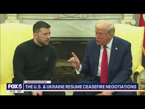 US and Ukraine resume ceasefire negotiations