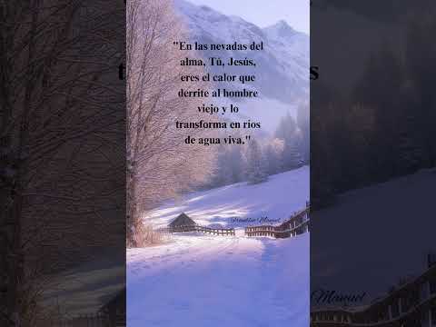 ¡Jesús, mi calor en la nieve! #fe #Dios #Jesus #Biblia #shorts #viral #transformacion #amor