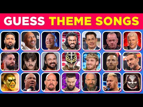 Guess the Top 50 WWE Theme Songs | Roman Reigns, Jey Uso, Cody Rhodes