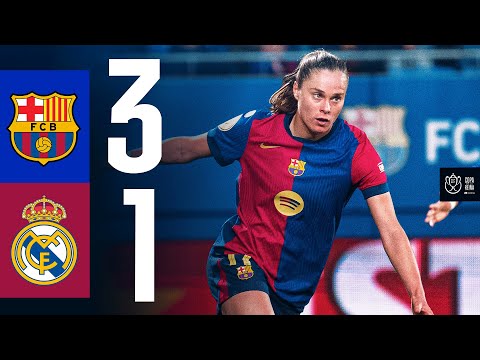 HIGHLIGHTS I FC BARCELONA 3 vs 1 REAL MADRID | COPA DE LA REINA 🔵🔴