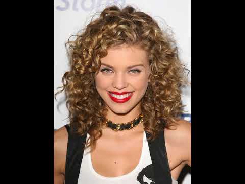 Short and Long Curly Haircut of Annalynne Mccord