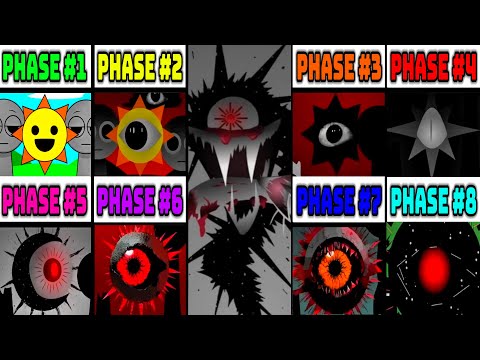 New Phase 1-3 VS Phase 4 VS Phase 5 VS Phase 6 VS Phase 7 VS Phase 8 in Incredibox Sprunki! #sprunki