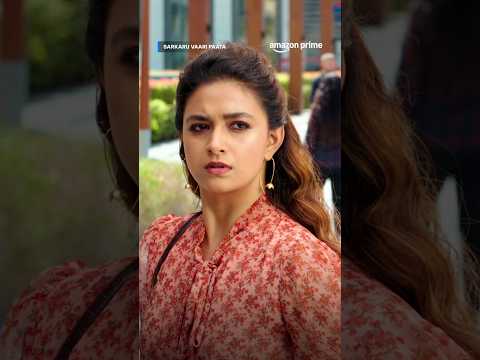 Is Mahesh Babu ANGRY with Keerthy Suresh? 👀 in Sarkaru Vaari Paata | Movie |#primevideoindia #shorts