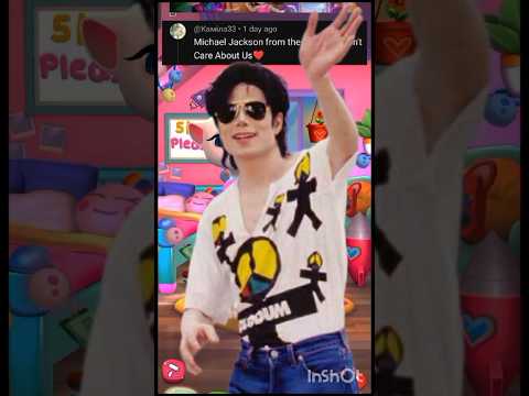 #Michael Jackson makeover by my Angela #talkingangela2 #cosplay #shortvideo #youtubeshorts