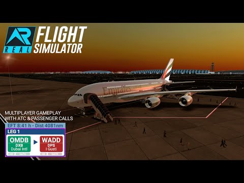 Emirates A380-800 | Dubai to Denpasar | RFS Full Flight