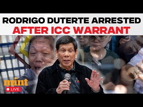 LIVE: Former Philippine President Rodrigo Duterte Arrested on ICC Warrant | Manila Airport