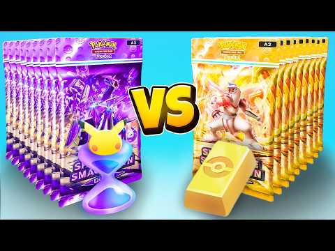 HourGlass vs Gold Pokemon Pocket Pack Battle!