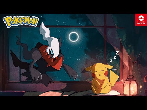 【ポケモン作業用BGM】『みずうみ（3時間耐久）│『ダークライ、新月のいたずら』