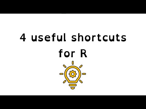 The most useful  R shortcuts