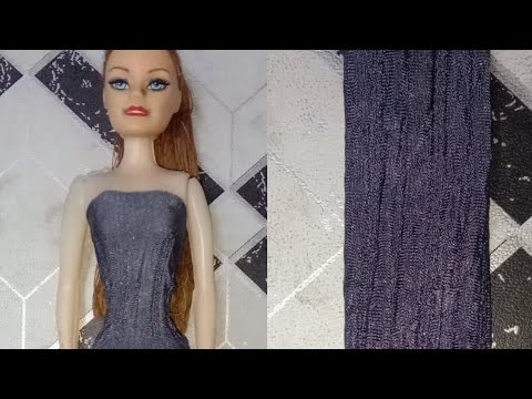 Diy Barbie dress making