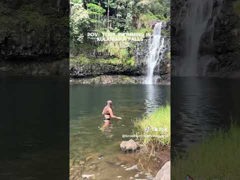 Kulaniapia Falls you’re beautiful😍🤙🏼🌺🌴 #travel #hawaii #hilohawaii #kulaniapiafalls