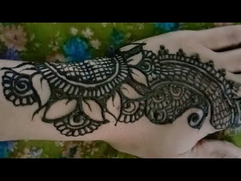 सावन रक्षाबंधन मेहंदी डिजाइन#so pretty back hand mehndi design#easy mehandi design#trending #😱😍