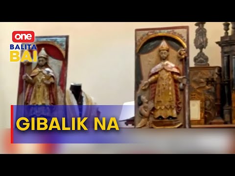 Nawagtang nga pulpit panels ng Nuestra Señora de Patrocinio Church, nahibalik na | One Balita Bai