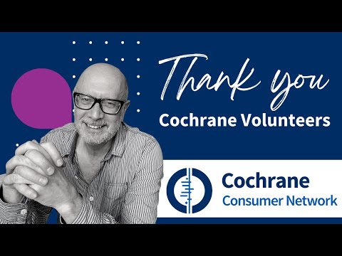 International Volunteer Day - Thank you, Cochrane Consumers