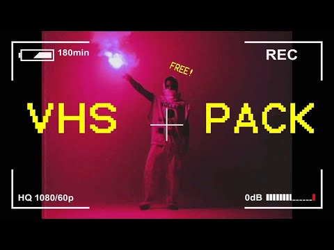 Vhs / Dust  Retro 80s Vintage Overlay pack  Free✧|Video-Audio footage HD Free