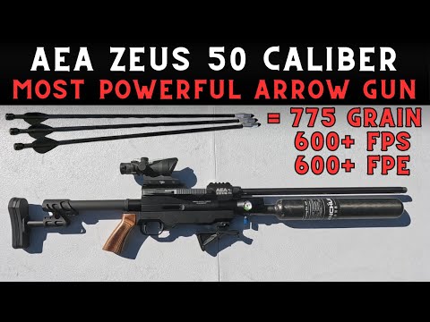 The AEA Zeus - World's Most Powerful Arrow Gun (If you get ads on this video, please leave comment!)