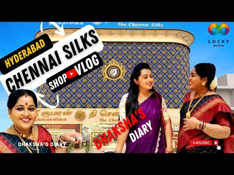 Chennai Silks - HYD SHOP VLOG😊😊😊 | DHAKSHA's DIARY | SUNTV #vanathaipolaonsuntv #dhakshadiary