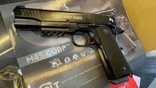 Umarex Airgun Colt M45 CQBP quick review and testing