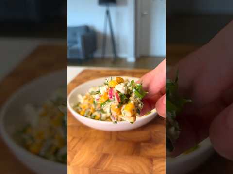 Vibrant Vegan Mexican Corn Salad - A Quick & Flavorful Summer Side Dish