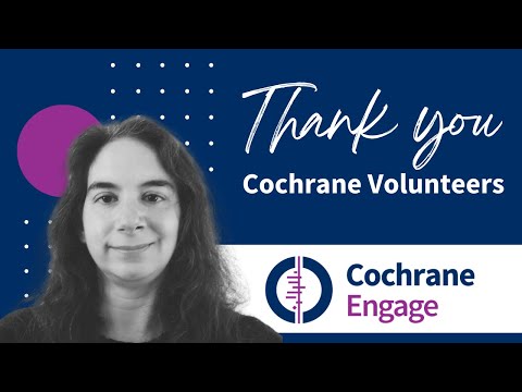 International Volunteer Day - Thank you, Cochrane Engage Members!