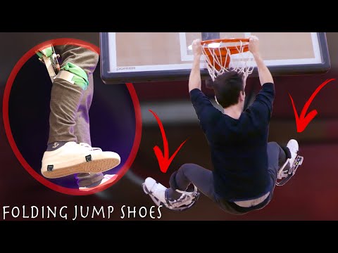 Working GTA Super Jump Shoes Let You Dunk! - 6ft Jump, Run 20mph (Retractable)