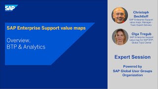 LIVE SESSION on SAP Enterprise Support value maps – Overview, BTP & Analytics