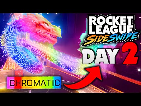 *DAY 2* Road to CHROMATIC DUELING DRAGONS in Rocket League Sideswipe