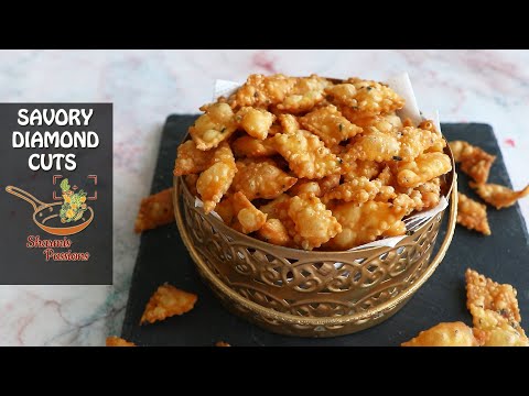 Spicy Diamond Cuts Recipe | Savory Diamond Cuts Recipe