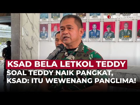 Polemik Pangkat Letkol Teddy Indrawijaya, KSAD: Itu Wewenang Panglima TNI! | OneNews Update