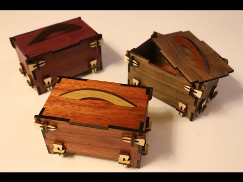 Laser Cut Wood Box - VERY UNIQUE