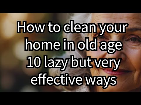 10 Cleaning Hacks when you are Elderly, Disabled, and in Pain ( Lazy but Effective )