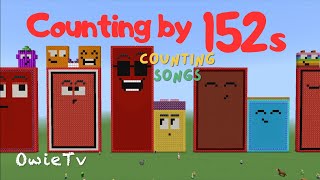 Counting by 152 Song | Minecraft Number Blocks Counting Song | Math and Number Song for Kids