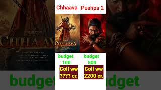 Chhaava vs pushpa 2 collection lifetime #pushpaboxofficecollection #chhaava