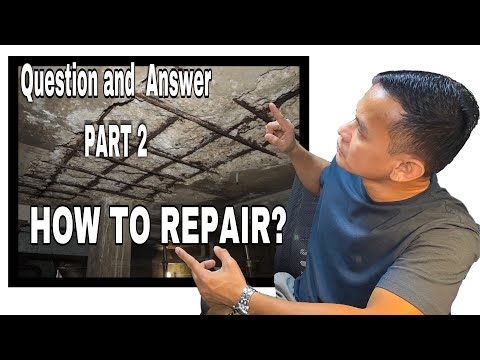 HOW TO REPAIR TARNISH CONCRETE SLAB?