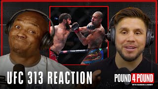 UFC 313 REACTION: Ankalaev DETHRONES Alex Pereira, Justin Gaethje Title Shot | Pound 4 Pound Podcast