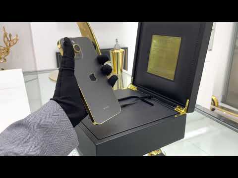 LUXURY 24K GOLD IPHONE 13 PRO MAX GRAPHITE CLASSIC EDITION