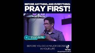 Pray First! Prayer is Powerful - CGS PH