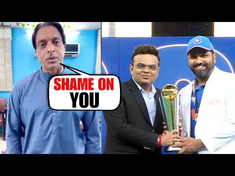 Shoaib Akhtar slam Host Nation didn't attend Trophy Celebration after  Indian Team won match