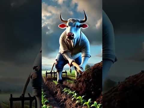 Beutiful story of A beggar Cow 🐄 #ytshorts #animals #ai #shortyz  @aivideoto