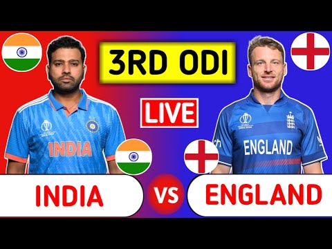 India Vs England 3rd ODI Live Score - Part 3