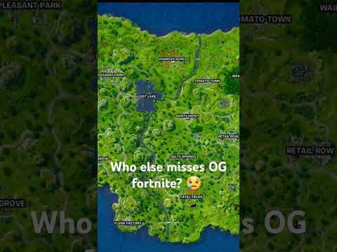 OG fortnite isn't the same anymore. 😢