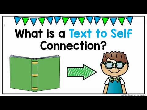 Making Text to Self Connections (Kindergarten and First Grade)