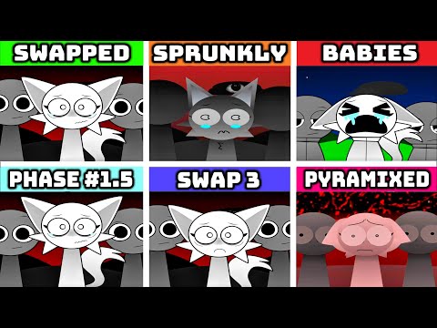 Incredibox Sprunki ALL SWAPPED MODS - All New Versions Comparison !! #sprunki