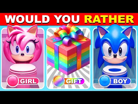 Would You Rather - Girl or Boy or Mystery Gift Edition ❤️💙🎁 Quiz Zone